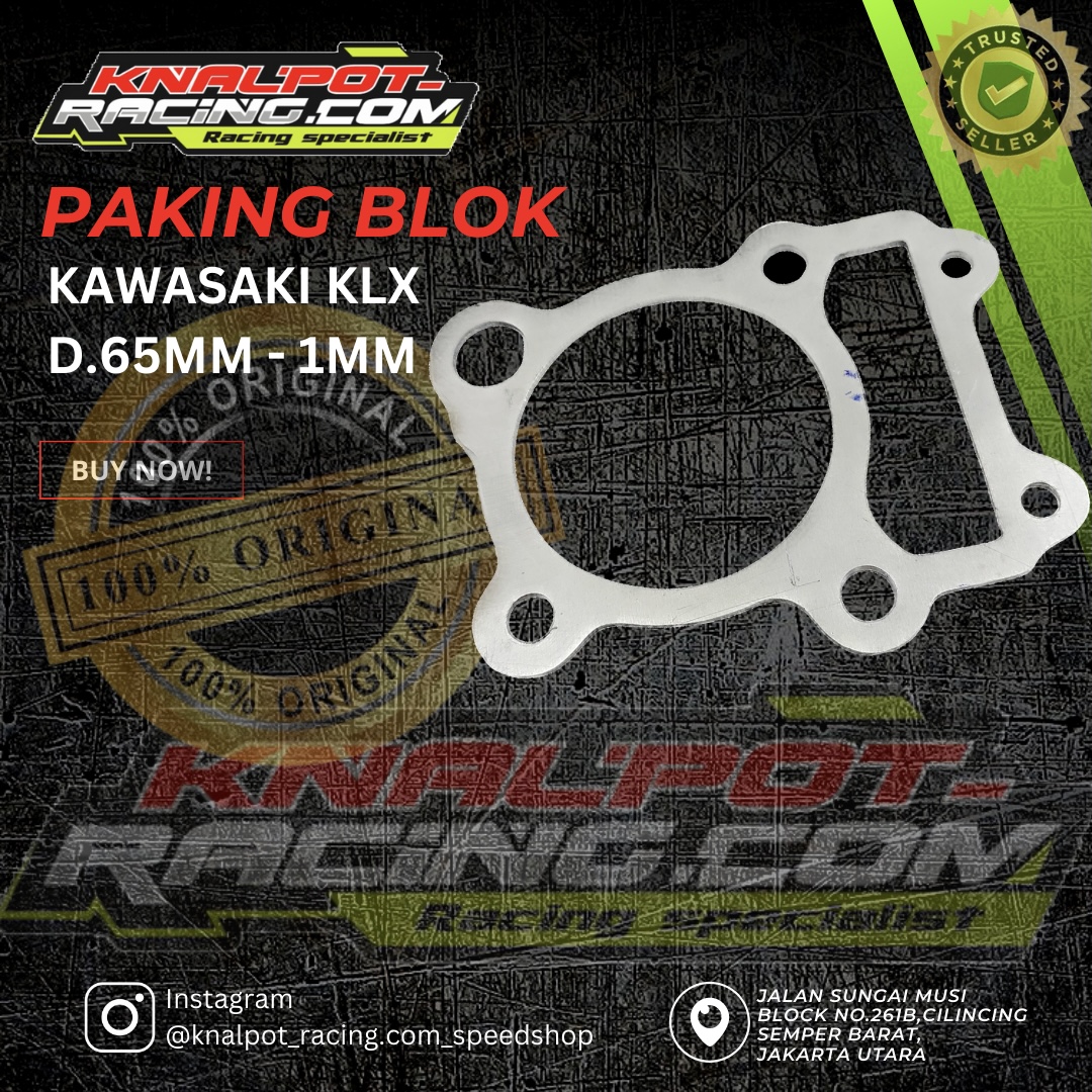 PAKING BLOK KAWASAKI KLX D.65 - 1MM